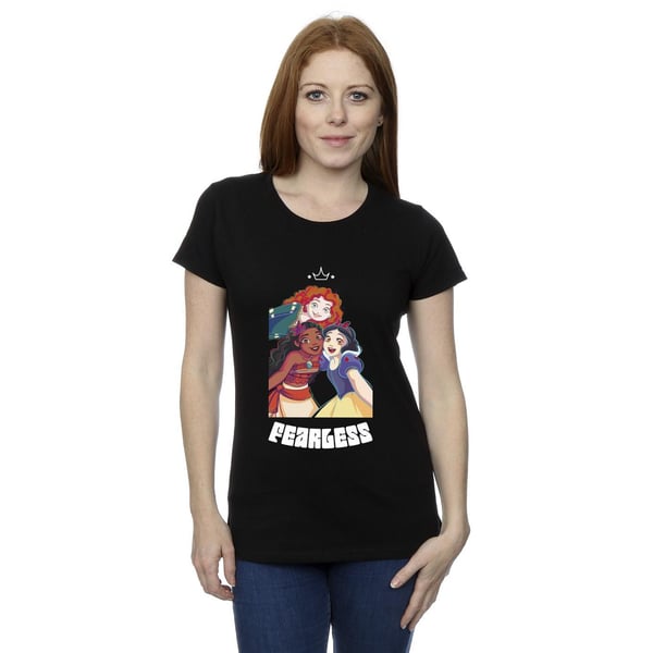 Disney Womens/Ladies Princess Fearless Cotton T-Shirt