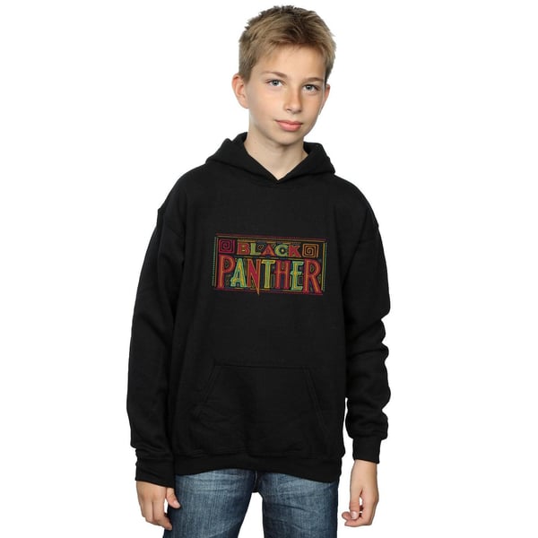 Marvel Boys Black Panther Tribal Logo Hoodie