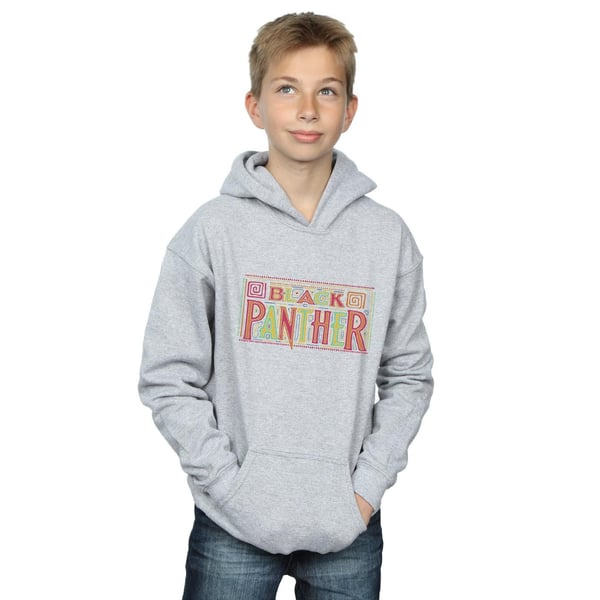 Marvel Boys Black Panther Tribal Logo Hoodie