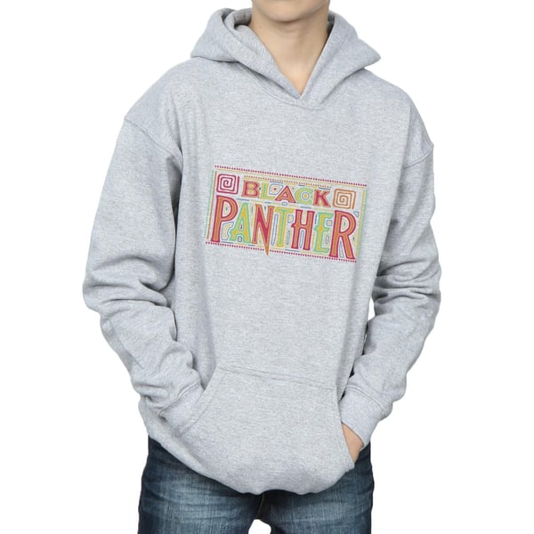 Marvel Boys Black Panther Tribal Logo Hoodie