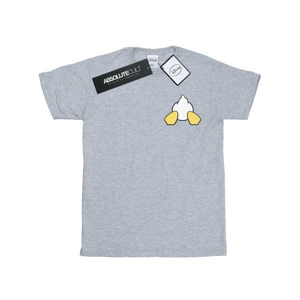 Disney Womens/Ladies Donald Duck Backside Breast Print Cotton Boyfriend T-Shirt