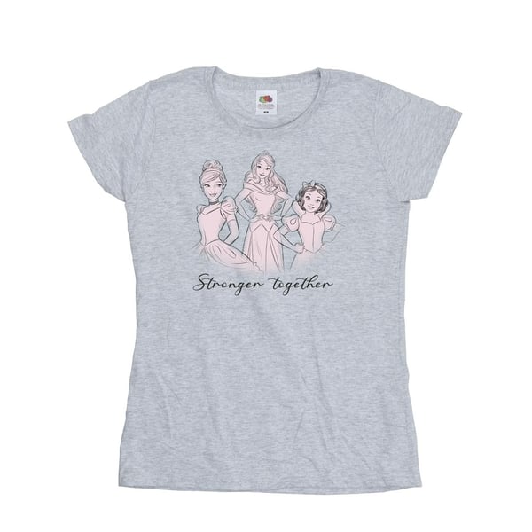 Disney Dam/Dam Prinsessor Starkare Tillsammans T-shirt i Bomull