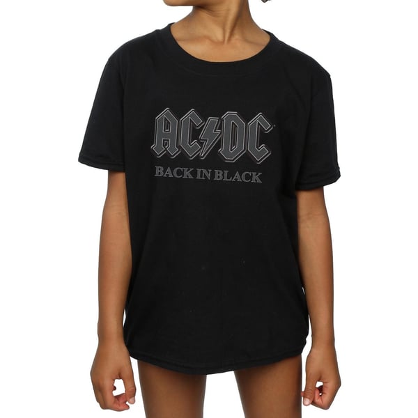 AC/DC Girls Back In Black Cotton T-Shirt