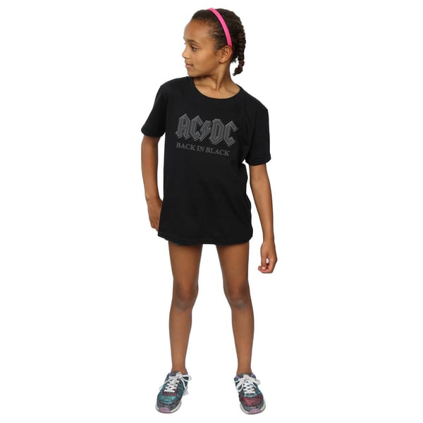 AC/DC Girls Back In Black Cotton T-Shirt