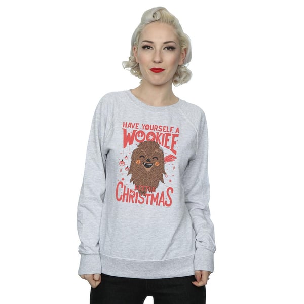 Star Wars Womens/Ladies Wookiee Little Christmas Sweatshirt