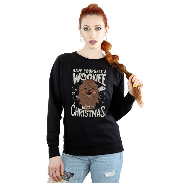 Star Wars Womens/Ladies Wookiee Little Christmas Sweatshirt