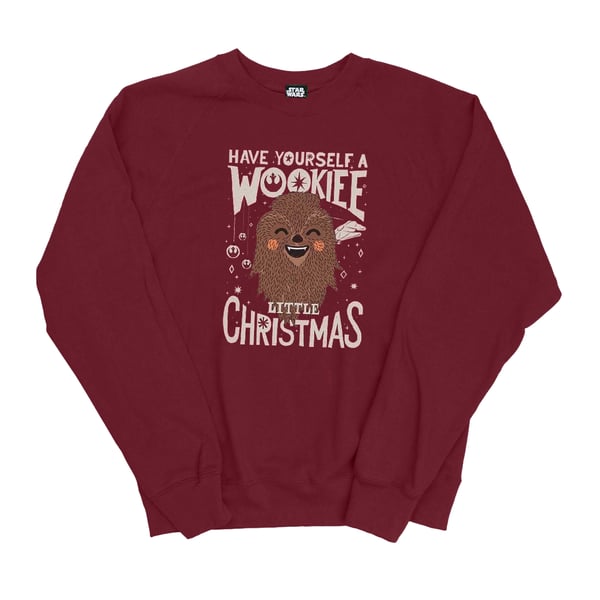 Star Wars Womens/Ladies Wookiee Little Christmas Sweatshirt