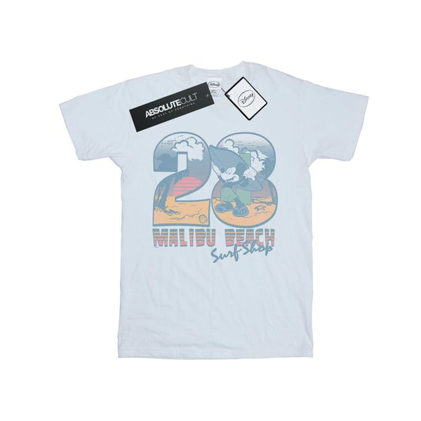 Disney Womens/Ladies Mickey Mouse Surf Shop Cotton Boyfriend T-Shirt