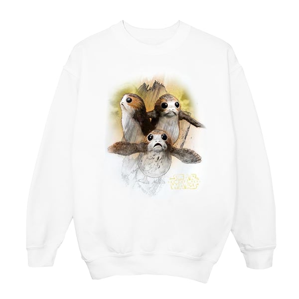 Star Wars Girls The Last Jedi Porgs Brushed Sweatshirt