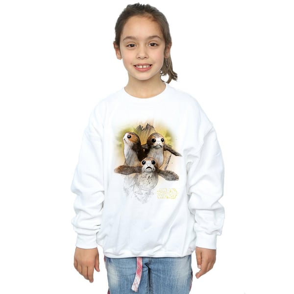 Star Wars Girls The Last Jedi Porgs Brushed Sweatshirt