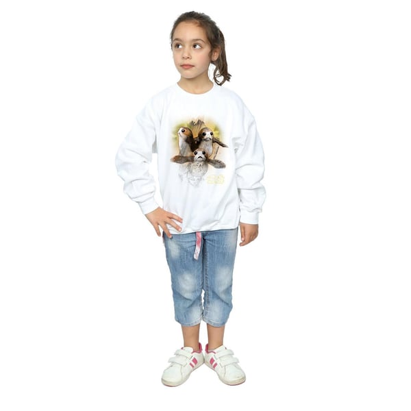 Star Wars Girls The Last Jedi Porgs Brushed Sweatshirt