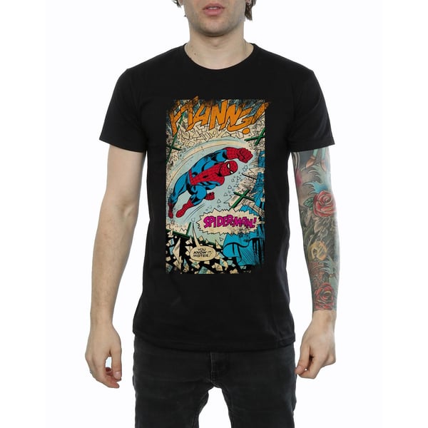 Marvel Mens Spider-Man Ftanng T-Shirt