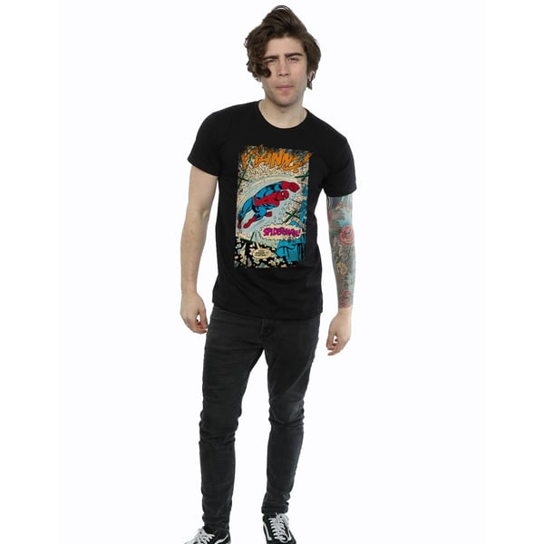 Marvel Mens Spider-Man Ftanng T-Shirt