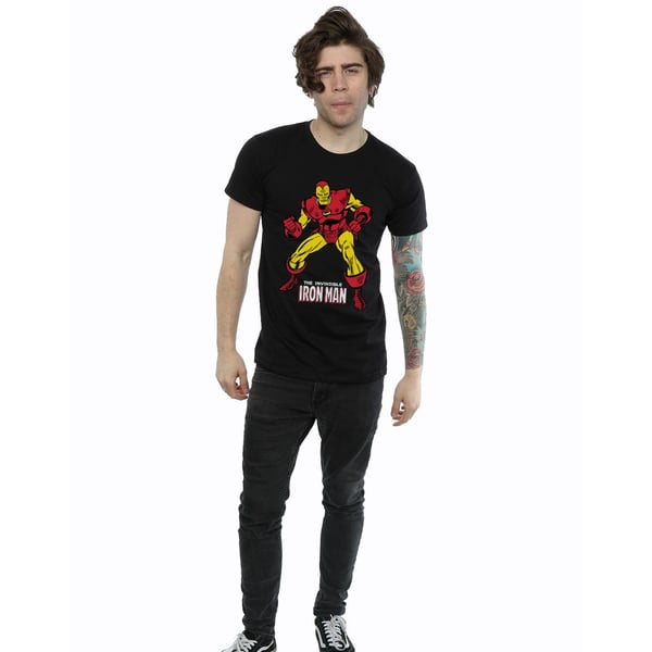 Marvel Mens Iron Man Pose T-Shirt