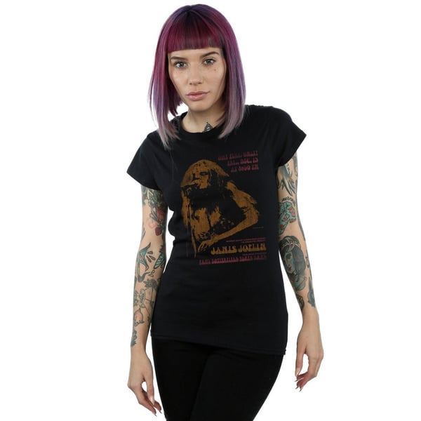 Janis Joplin Womens/Ladies Madison Square Garden Cotton T-Shirt