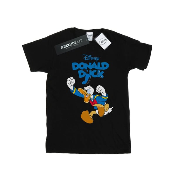 Disney Dam/Dam Donald Duck Furious Donald Bomull Boyfriend T-shirt