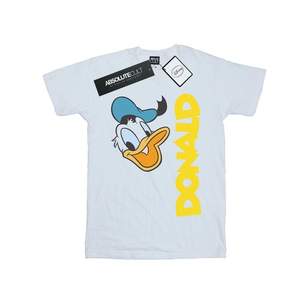 Disney Womens/Ladies Donald Duck Greetings Cotton Boyfriend T-Shirt
