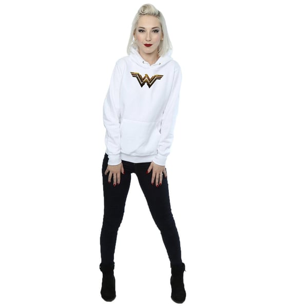 DC Comics Womens/Ladies Justice League Movie Wonder Woman Emblem Hoodie