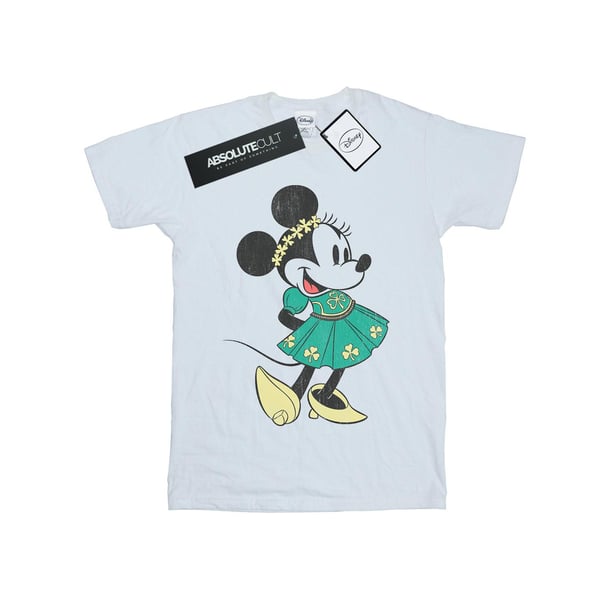 Disney Naisten Minni Hiiri Pyhän Patrickin päivän asu puuvillainen Boyfriend T-paita