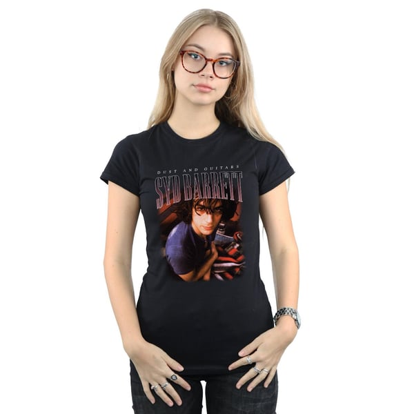 Syd Barrett Womens/Ladies Dust And Guitars Homage Cotton T-Shirt