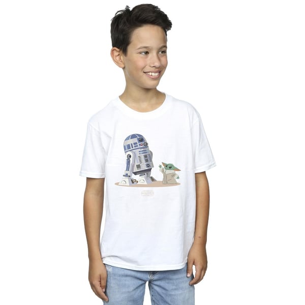 Star Wars Boys The Mandalorian R2D2 And Grogu T-Shirt