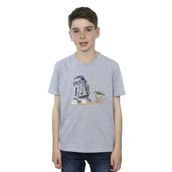 Star Wars Boys The Mandalorian R2D2 And Grogu T-Shirt