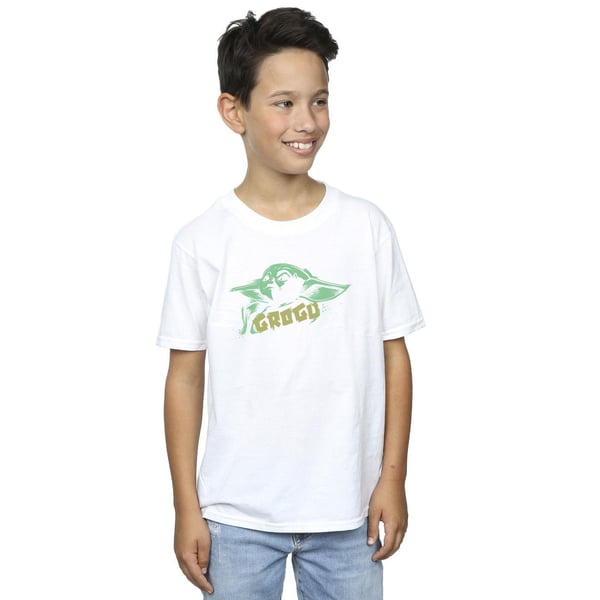 Star Wars Boys The Mandalorian Grogu The Child Splat T-Shirt