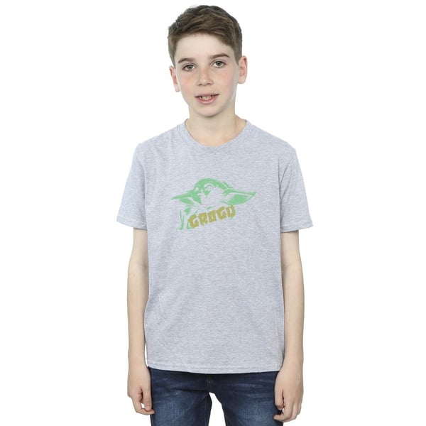 Star Wars Boys The Mandalorian Grogu The Child Splat T-Shirt