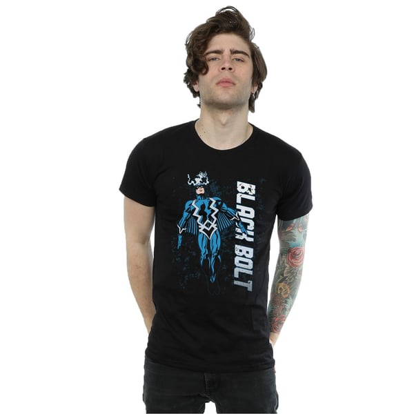 Marvel Mens Black Bolt T-Shirt