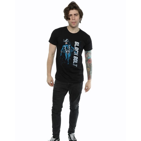 Marvel Mens Black Bolt T-Shirt