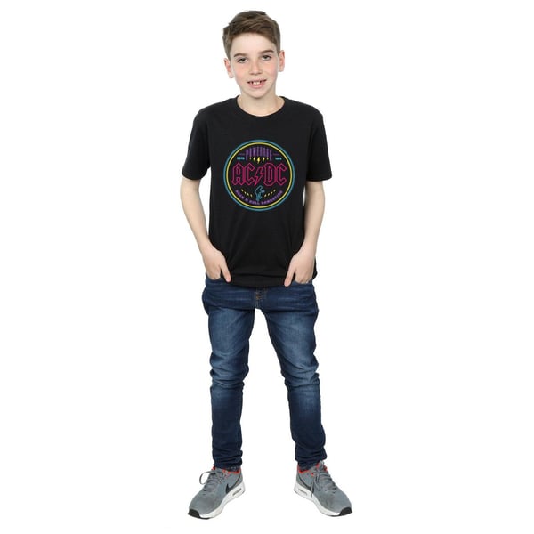 AC/DC Boys Circle Neon T-paita
