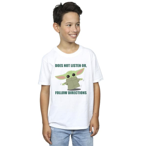 Star Wars Boys The Mandalorian Grogu Does Not Listen T-paita