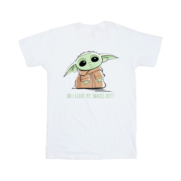 Star Wars Boys The Mandalorian Grogu Snacks Meme T-Shirt