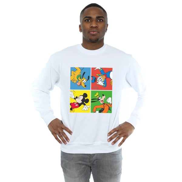 Disney Mens Mickey Mouse Friends Sweatshirt