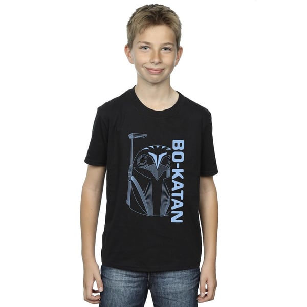 Star Wars Pojkar The Mandalorian Bo Katan Hjälm T-Shirt