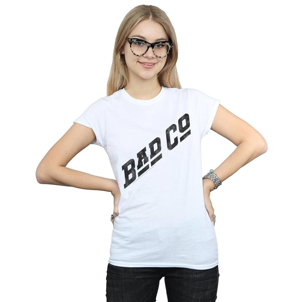 Bad Company Womens/Ladies Distressed Logo Cotton T-Shirt