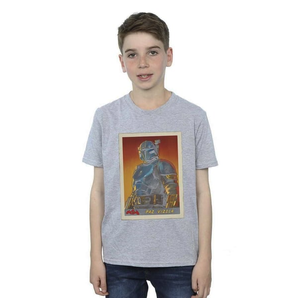 Star Wars Boys The Mandalorian Paz Vizla Card T-Shirt