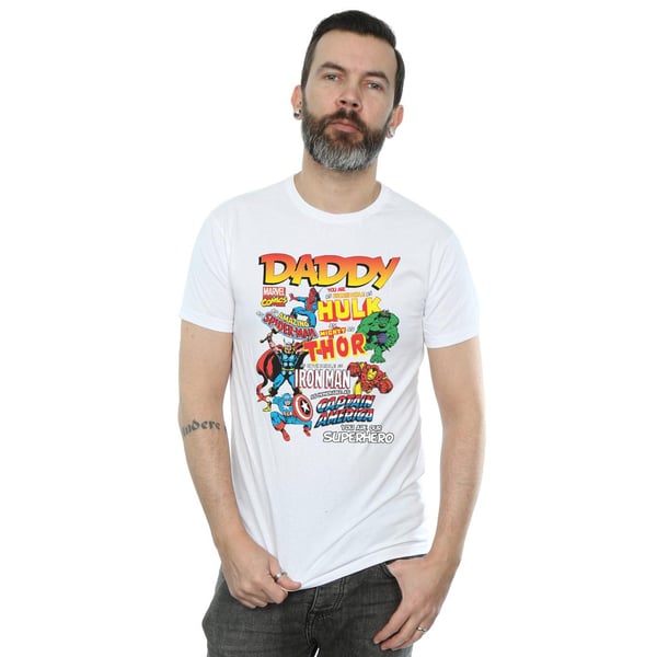 Marvel Mens Our Dad Superhero T-Shirt