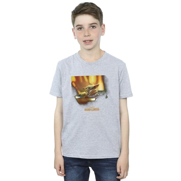 Star Wars Boys The Mandalorian Grogu Painted T-Shirt
