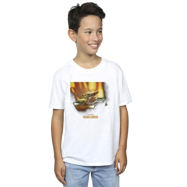 Star Wars Boys The Mandalorian Grogu Painted T-Shirt