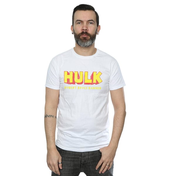 Marvel Mens Hulk AKA Robert Bruce Banner T-Shirt