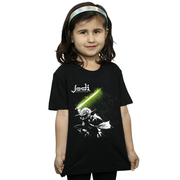 Star Wars Girls Yoda Jedi Master Cotton T-Shirt