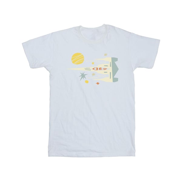 Star Wars Boys The Mandalorian Cutout Ship T-Shirt