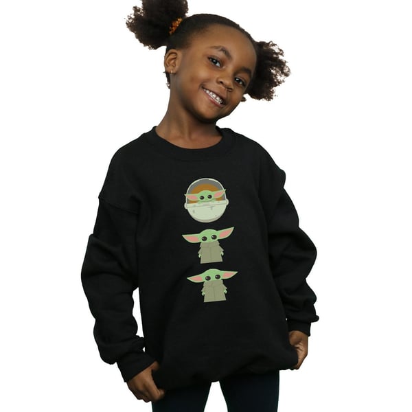 Star Wars Girls The Mandalorian The Child Posing Sweatshirt