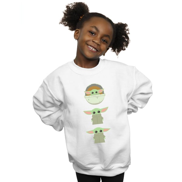 Star Wars Girls The Mandalorian The Child Posing Sweatshirt