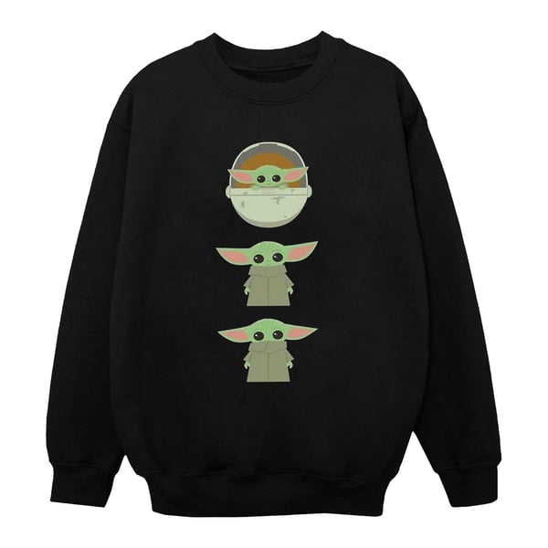 Star Wars Girls The Mandalorian The Child Posing Sweatshirt