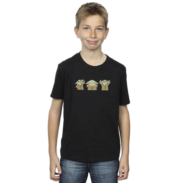 Star Wars Boys The Mandalorian Grogu Poses T-Shirt