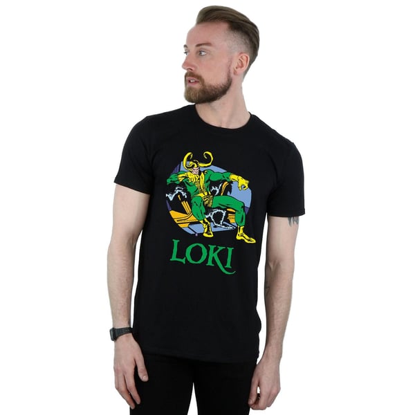 Marvel Mens Loki Throne T-Shirt