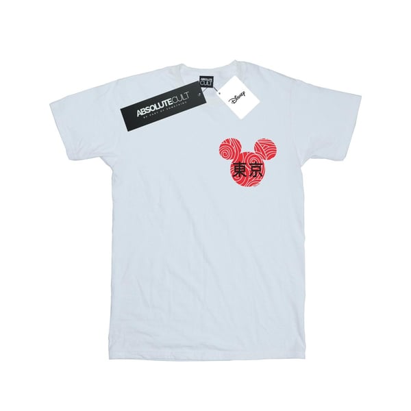Disney Dam/Dam Mickey Mouse Symbol Bomull Boyfriend T-Shirt