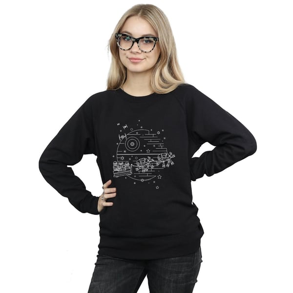 Star Wars Womens/Ladies Death Star Sleigh Sweatshirt